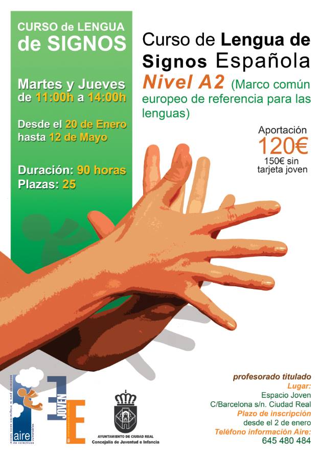 curso lengua de signos a2