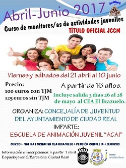 Monitor de actividades juveniles