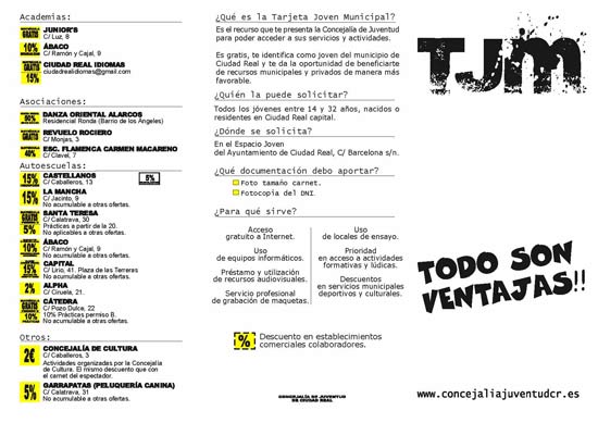 Establecimientos que ofrecen descuentos